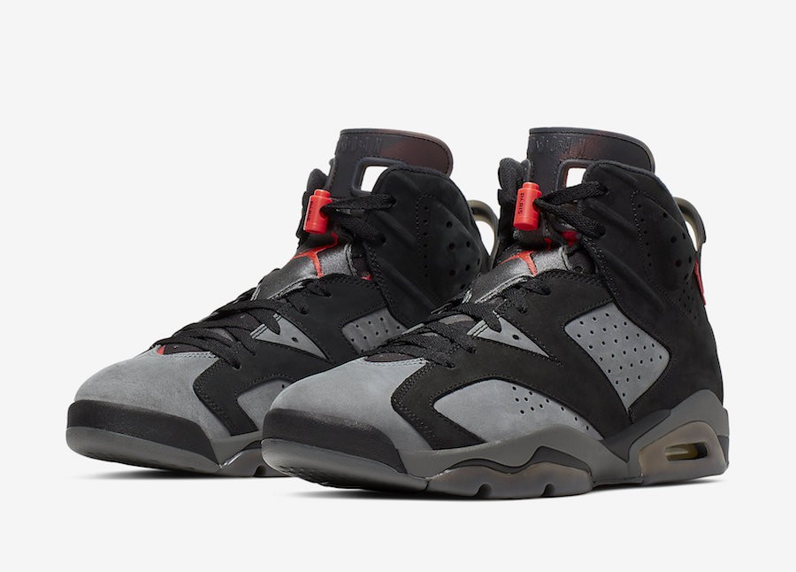 Air Jordan 6 PSG Iron Grey Infrared 23 Black CK1229-001 50126