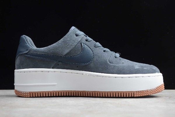 2020 Womens Nike Air Force 1 Sage Low Smoke Grey Black White AR5339 003 10513