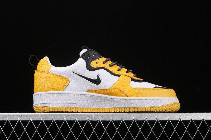 Nike Air Force 1 AC Yellow White Black Mens Running Shoes 630939-710 23350