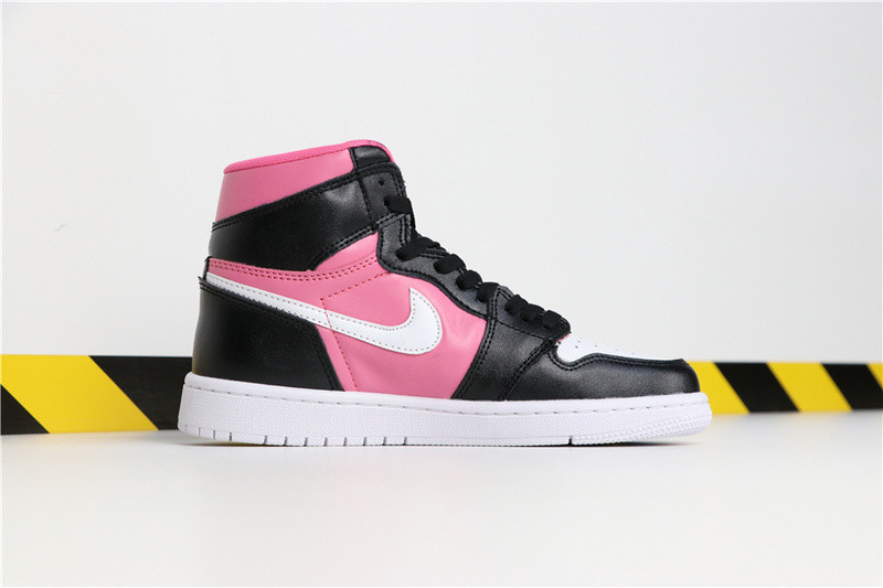 New Air Jordan 1 High OG Black Peach Red White Womens Shoes 555080-031 27017
