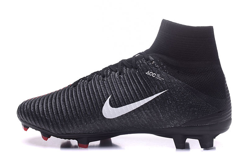 Nike Mercurial Superfly V FG Manchester City Soccers Shoes Red Black White 37960