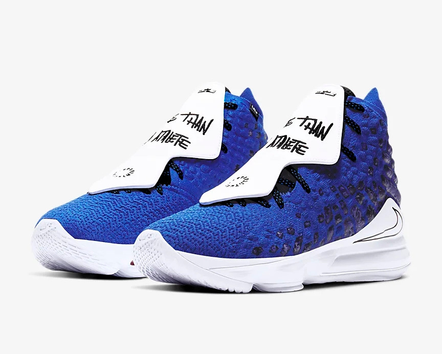 Uninterrupted x Nike Zoom LeBron 17 More Than An Athlete Racer Blue White Black CT3464-400 15534