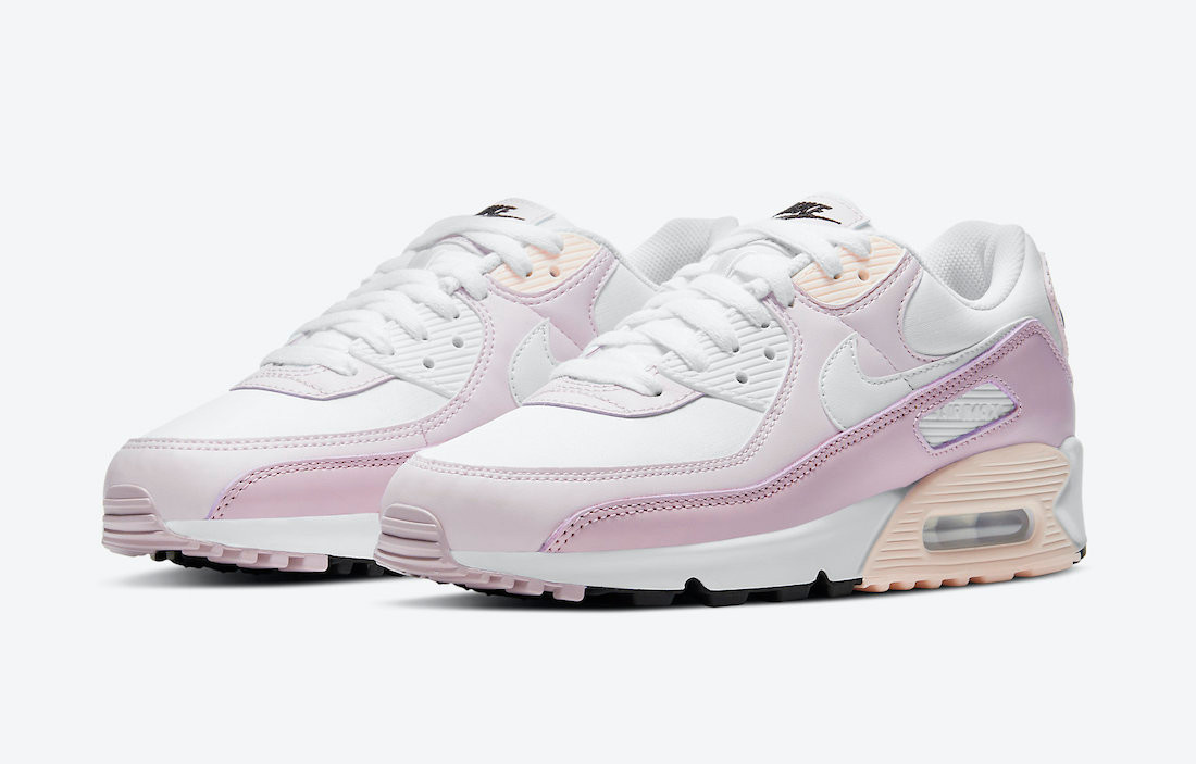 Nike Air Max 90 Light Violet White Champagne Pink Shoes CV8819-100 32703