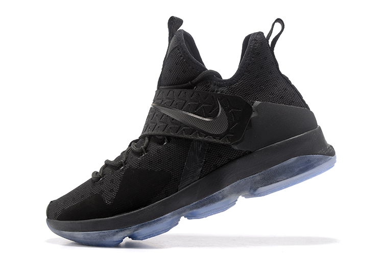 Nike Zoom LeBron XIV 14 all black Men basketball shoes 852405-001 37958