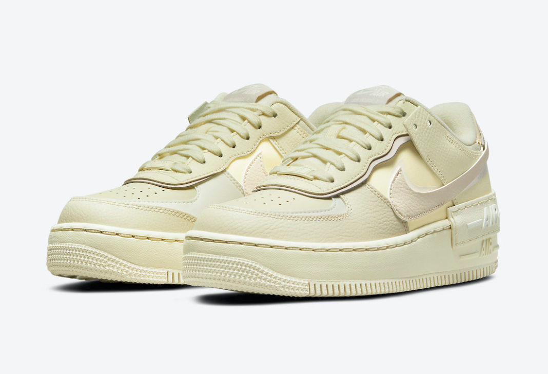 Nike Air Force 1 Low Shadow Coconut Milk Desert Sand Sail CU8591-102 1742