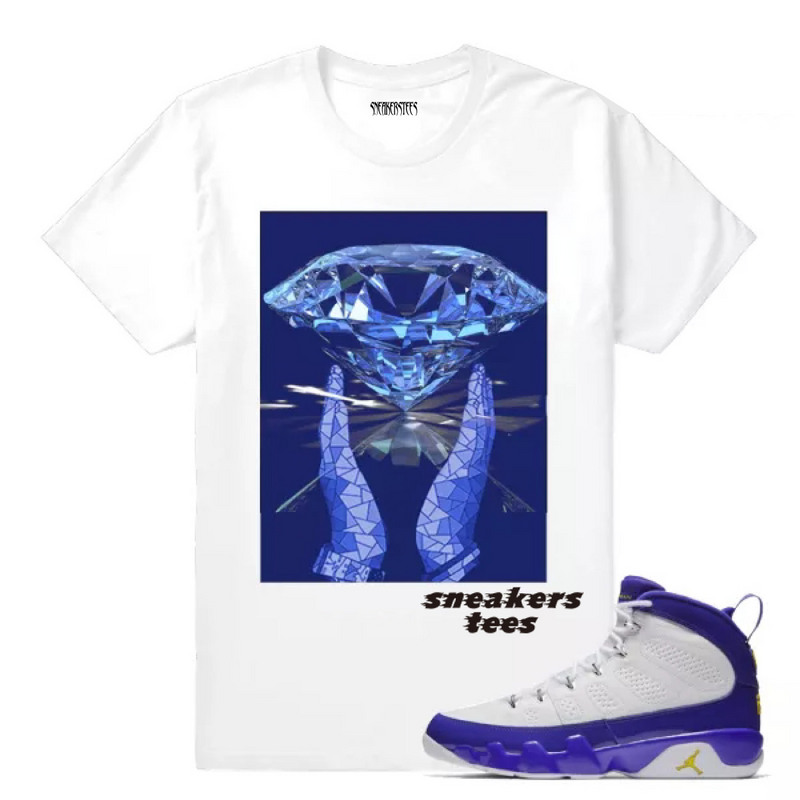 Match Jordan 9 Kobe Master Mind White T-shirt 37277