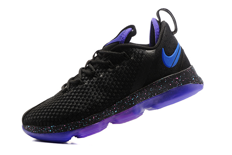 Nike Zoom Lebron XIV 14 Low Men Basketball Shoes Black Purple 878636 36751