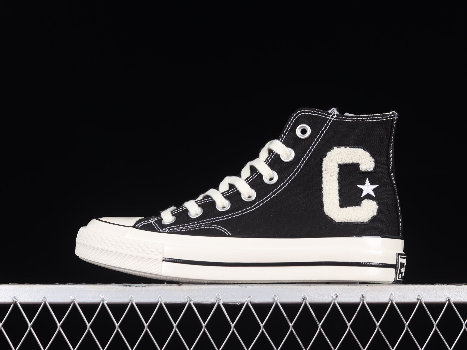 Converse Chuck 70 Hi Varsity Letter Black White A05967C 8484