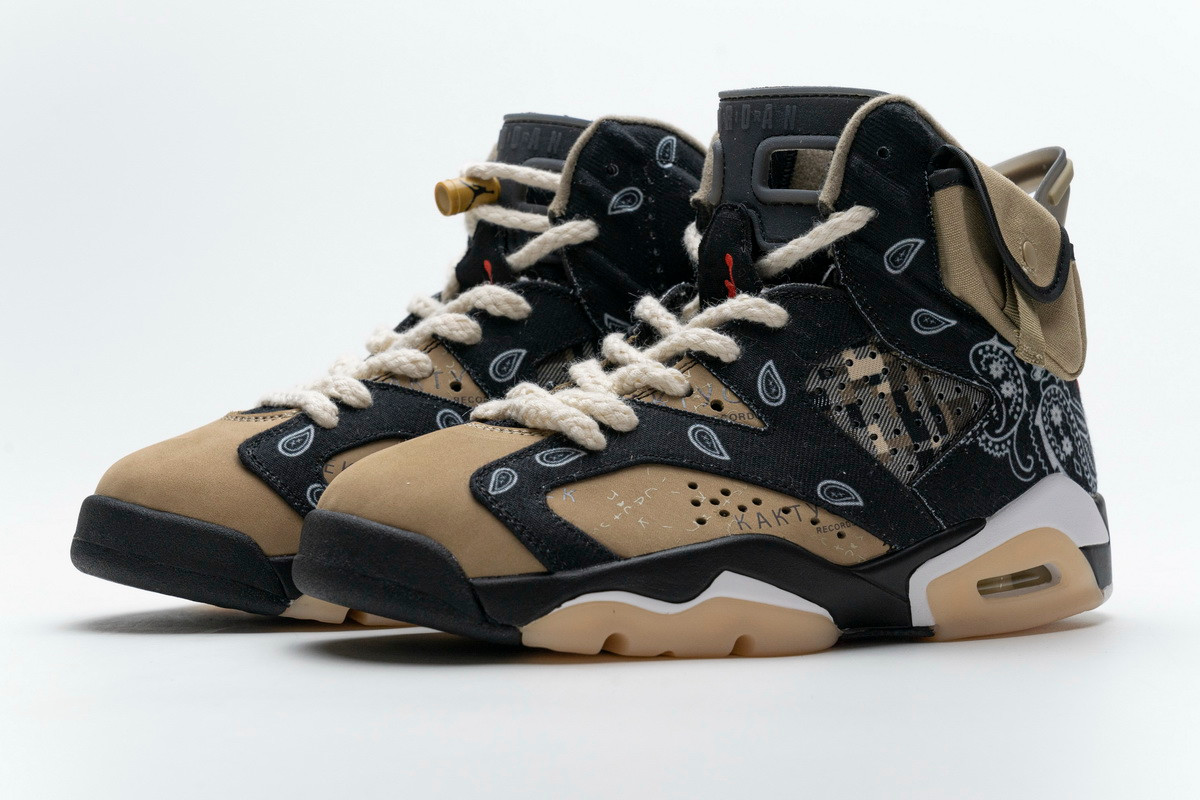 Travis Scott x Air Jordan 6 Jackboys Brown Black CT5058-001 47098