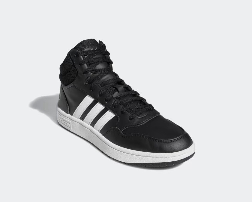Adidas Hoops 3.0 Mid Classic Vintage Core Black Cloud White Grey Six GW3020 42821