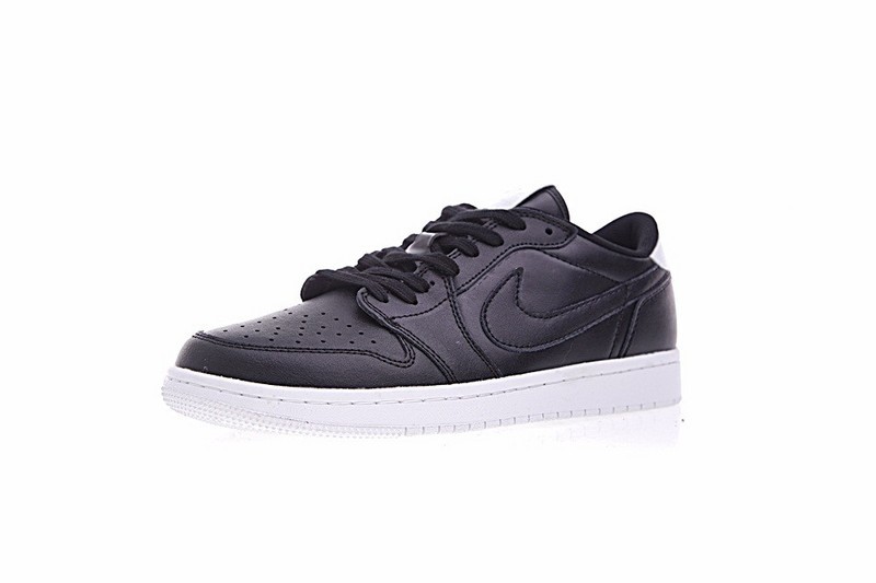 Nike Air Jordan 1 OG Low Premium Black White 705329-010 35355